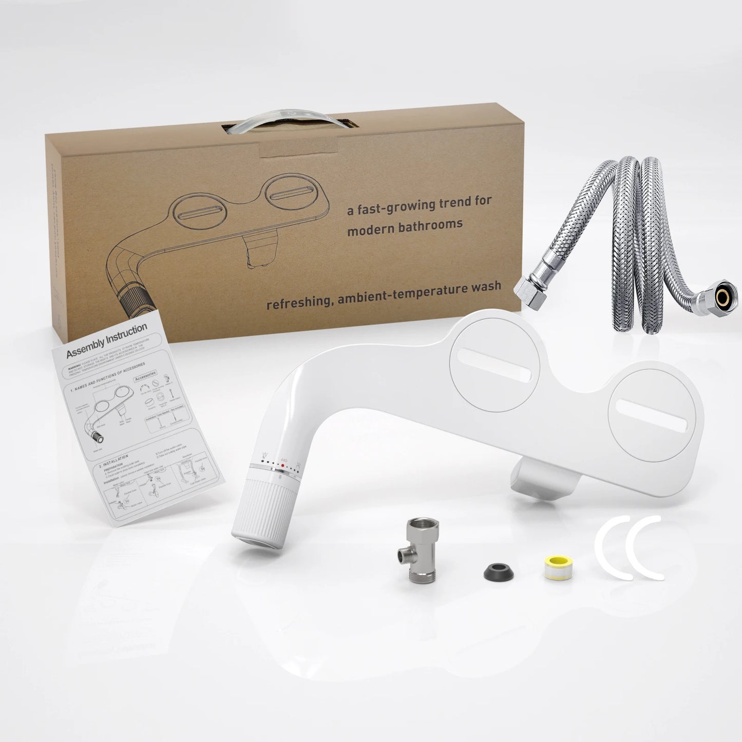 Samodra Bidet Attachment With Brass Inlet Dual Nozzle