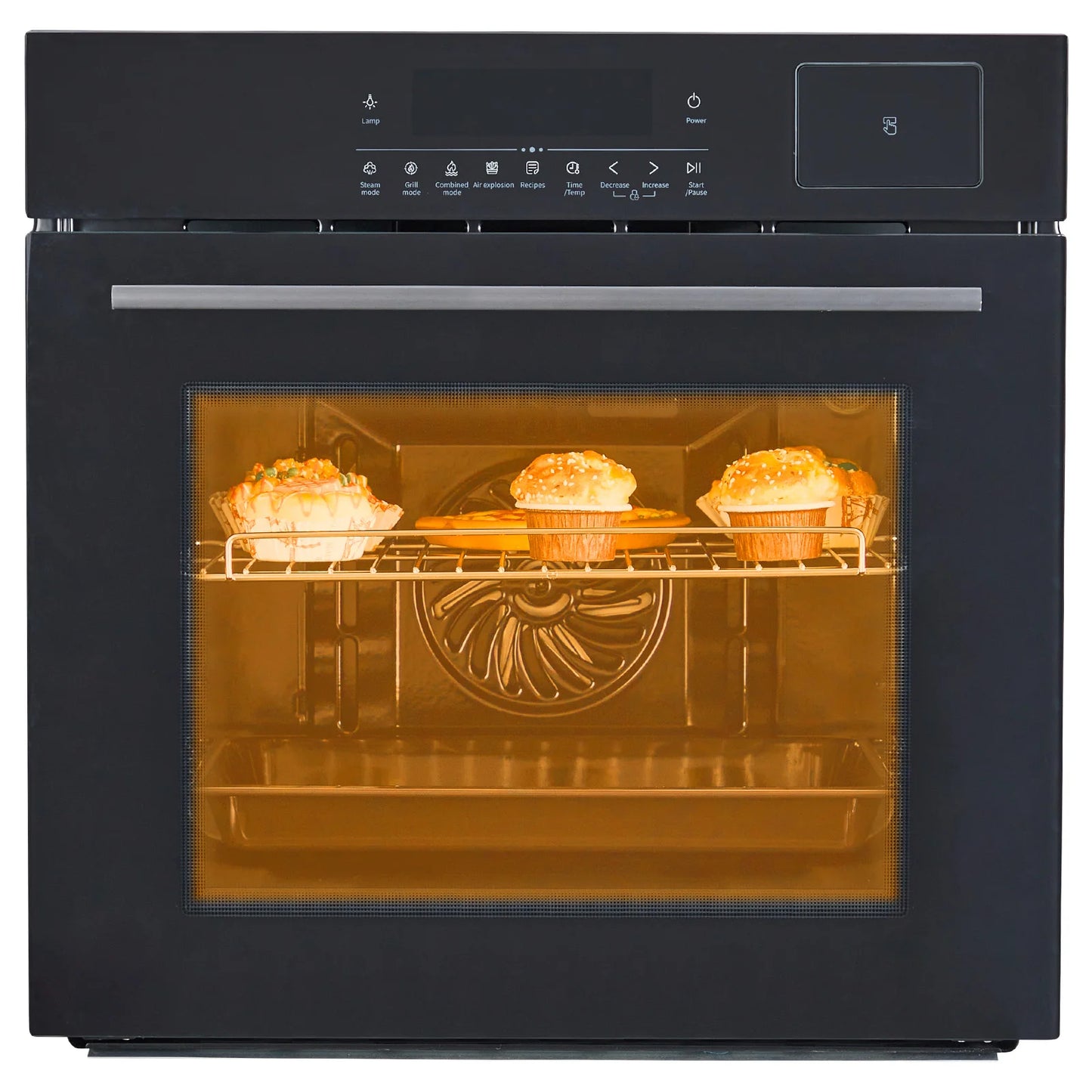24 Inch Electric Wall Oven With Air Fry 8 Baking Modes