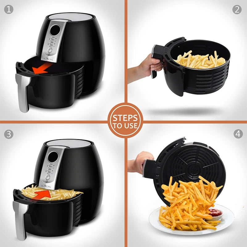 Ultrean Air Fryer Electric Hot Fryer for Healthy Cooking