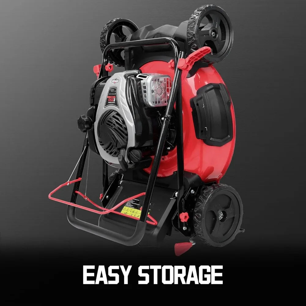 Gas Lawn Mower With Briggs Stratton 140cc E550 Engine