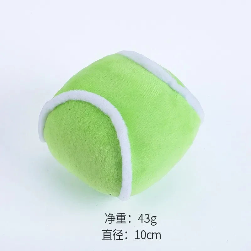 Pet Supplies Dog Toys Toys Bite Resistant Teething Cute Ball Shape Plush Chewing Toys Pet Accessories Pet Products