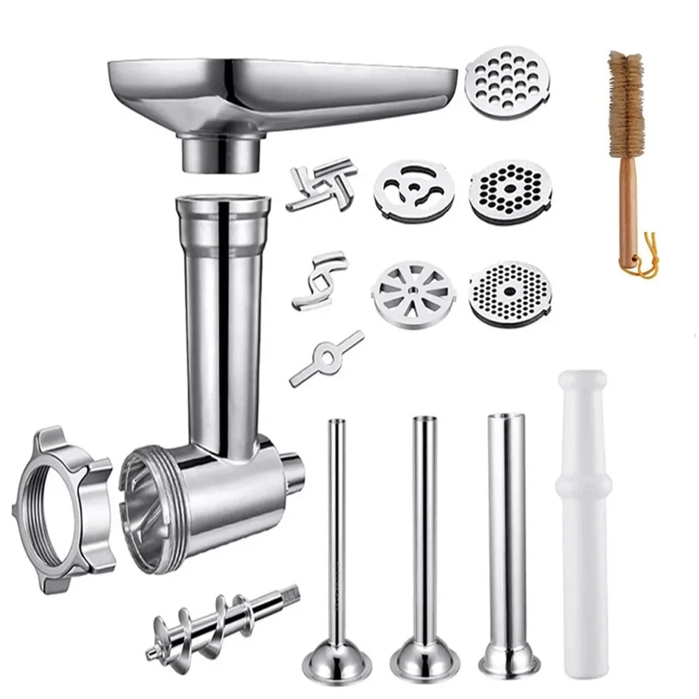Stainless Steel Grinder Attachment For KitchenAid Stand Mixer, Durable Meat Grinder Accessories