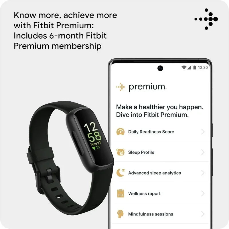 Popular.Inspire 3 Health &-Fitness-Tracker with Stress Management, Workout Intensity, Sleep Tracking, 24/7 Heart Rate and more,