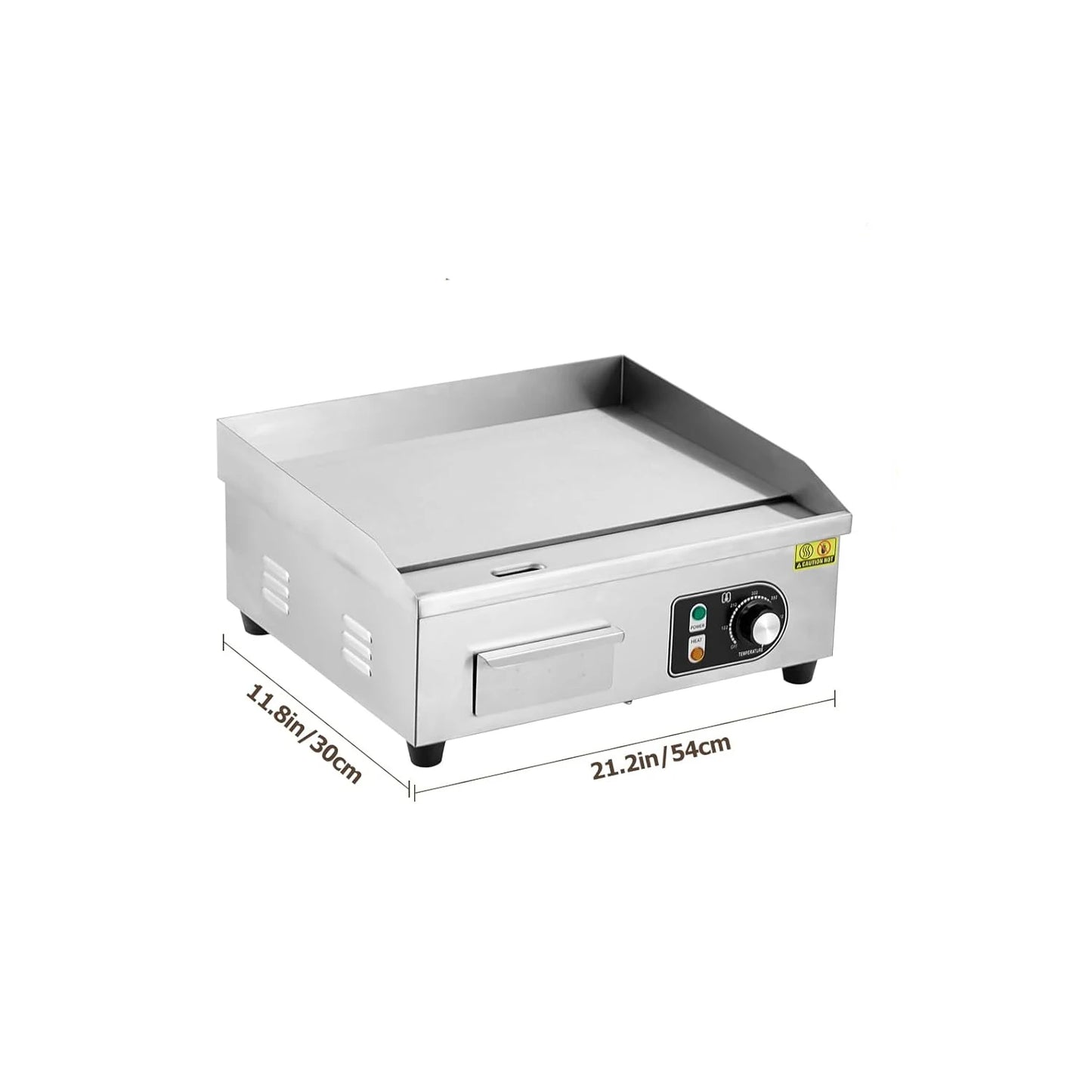 Electric Grill 3000W 110V Nonstick Teppanyaki Plate