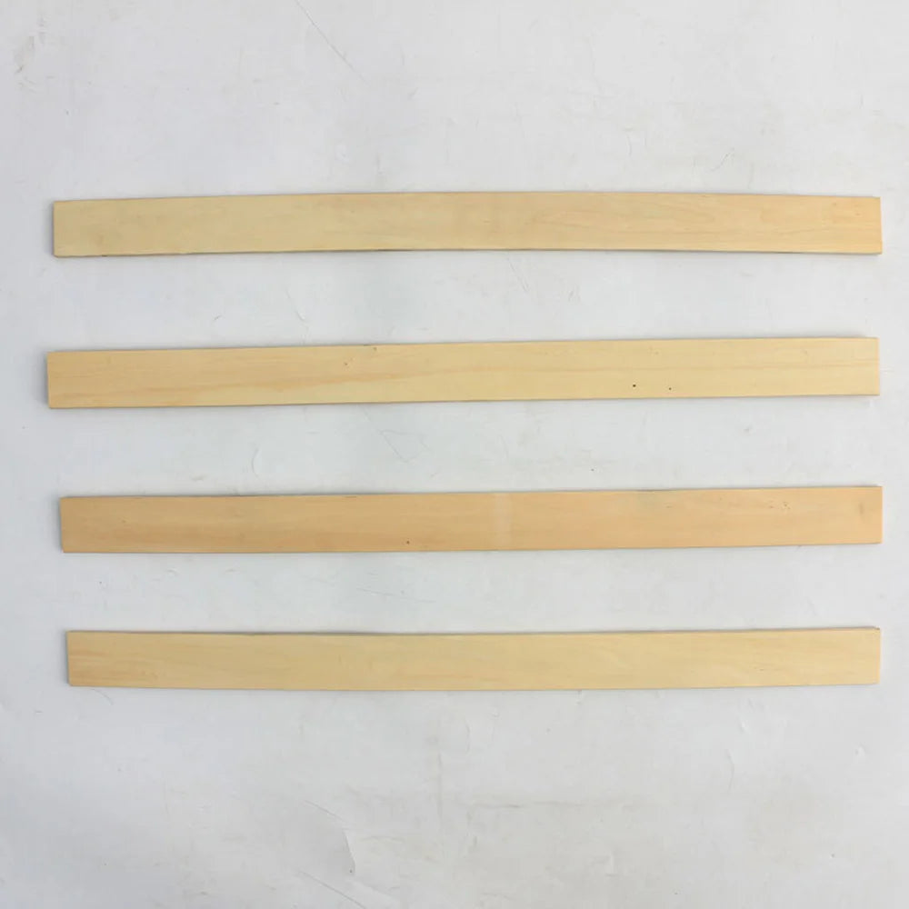 10Pcs Wooden Strip Bed Slats 53MM Width Replacement Bed Slats Slightly Curved US