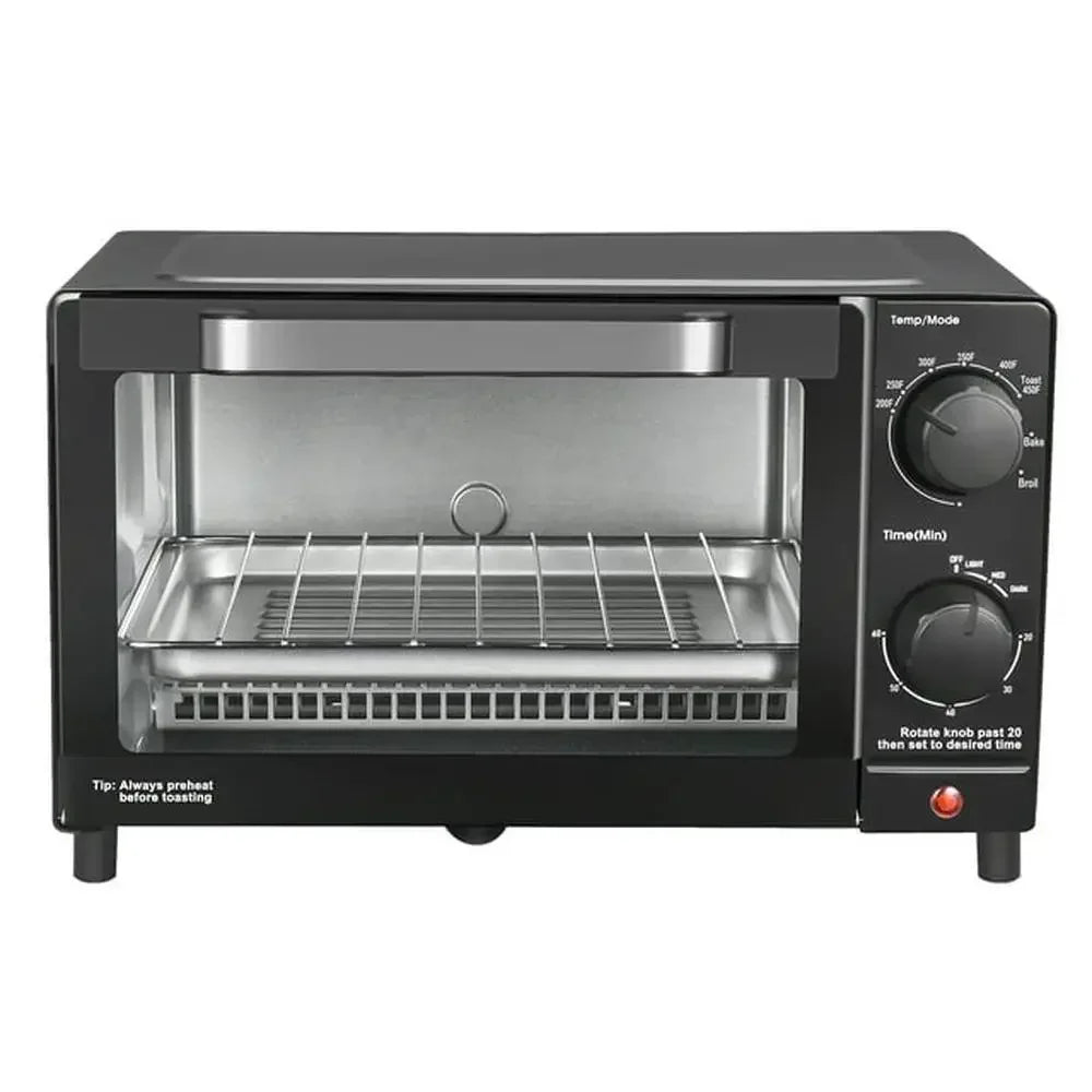 4 Slice Toaster Oven Bake Broil Toast 1050W Power Premium