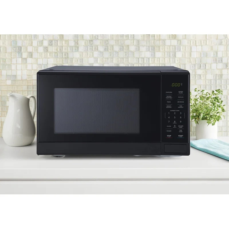 XMSJ 1000W Countertop Microwave Oven 1.1 Cu Ft Capacity