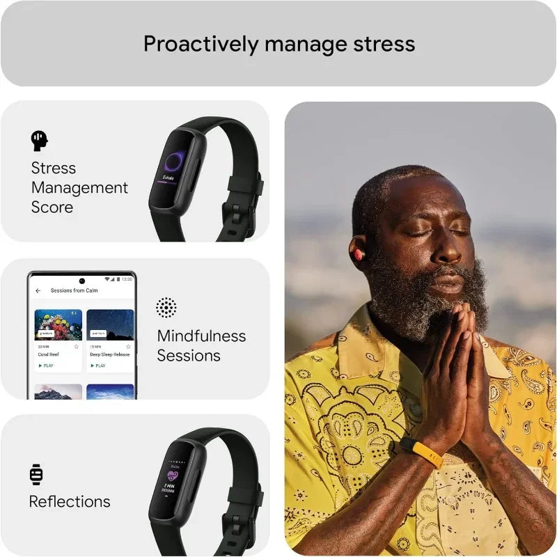 Popular.Inspire 3 Health &-Fitness-Tracker with Stress Management, Workout Intensity, Sleep Tracking, 24/7 Heart Rate and more,