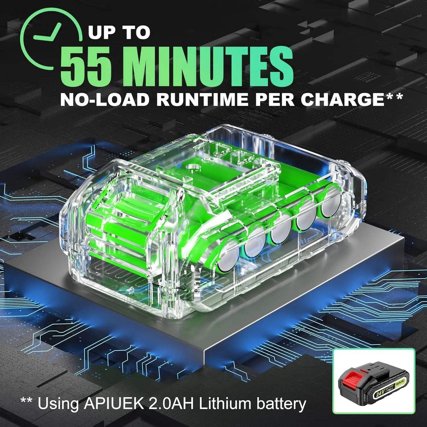 Compact Cordless Electric Lawn Mower Weeder With Batteries