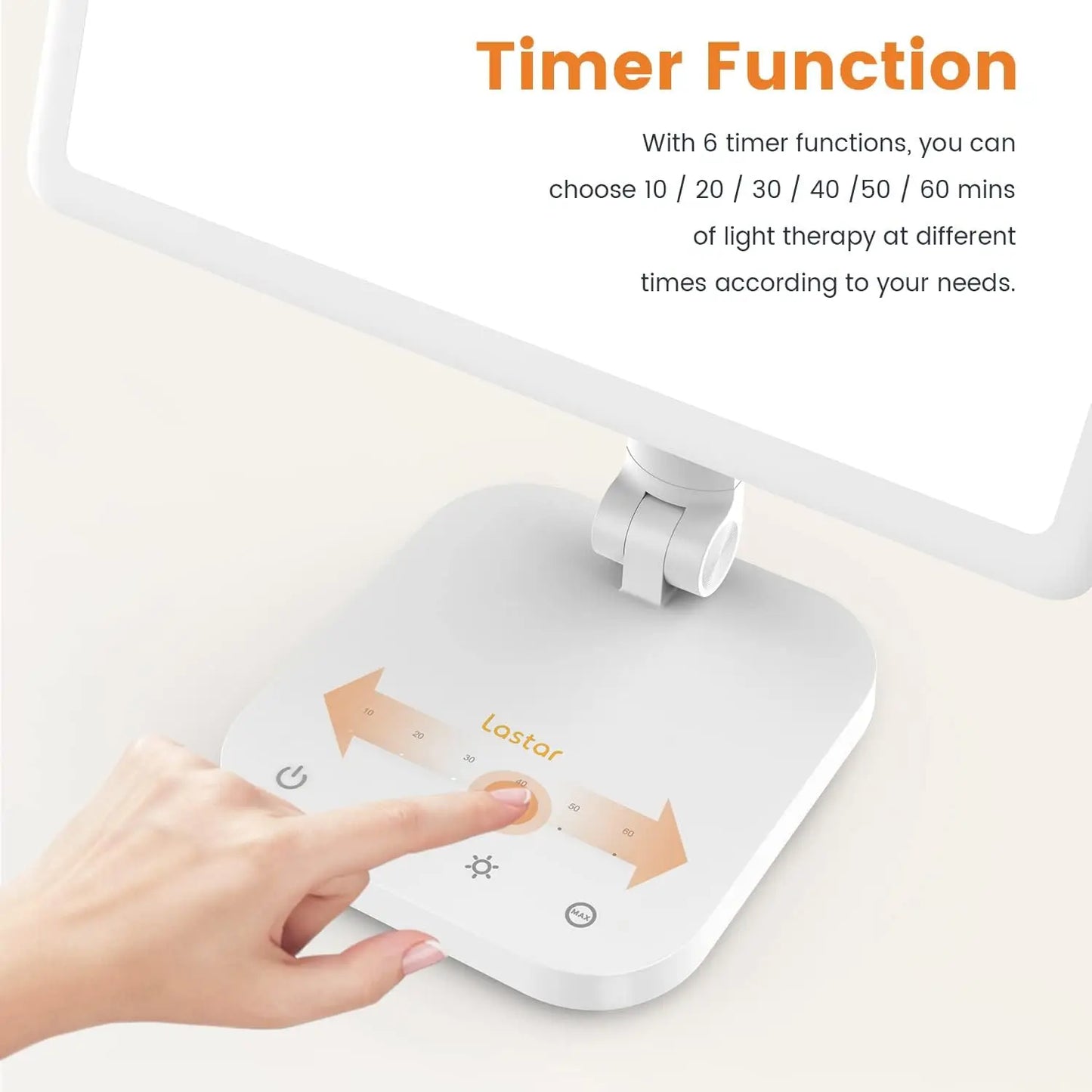 12,000 Lux UV-Free Sun Lamp with Adjustable Brightness & Timer For Indoor Use