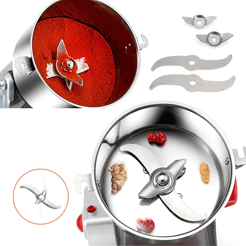 BioloMix Electric Grinder for Grains Spices and Coffee