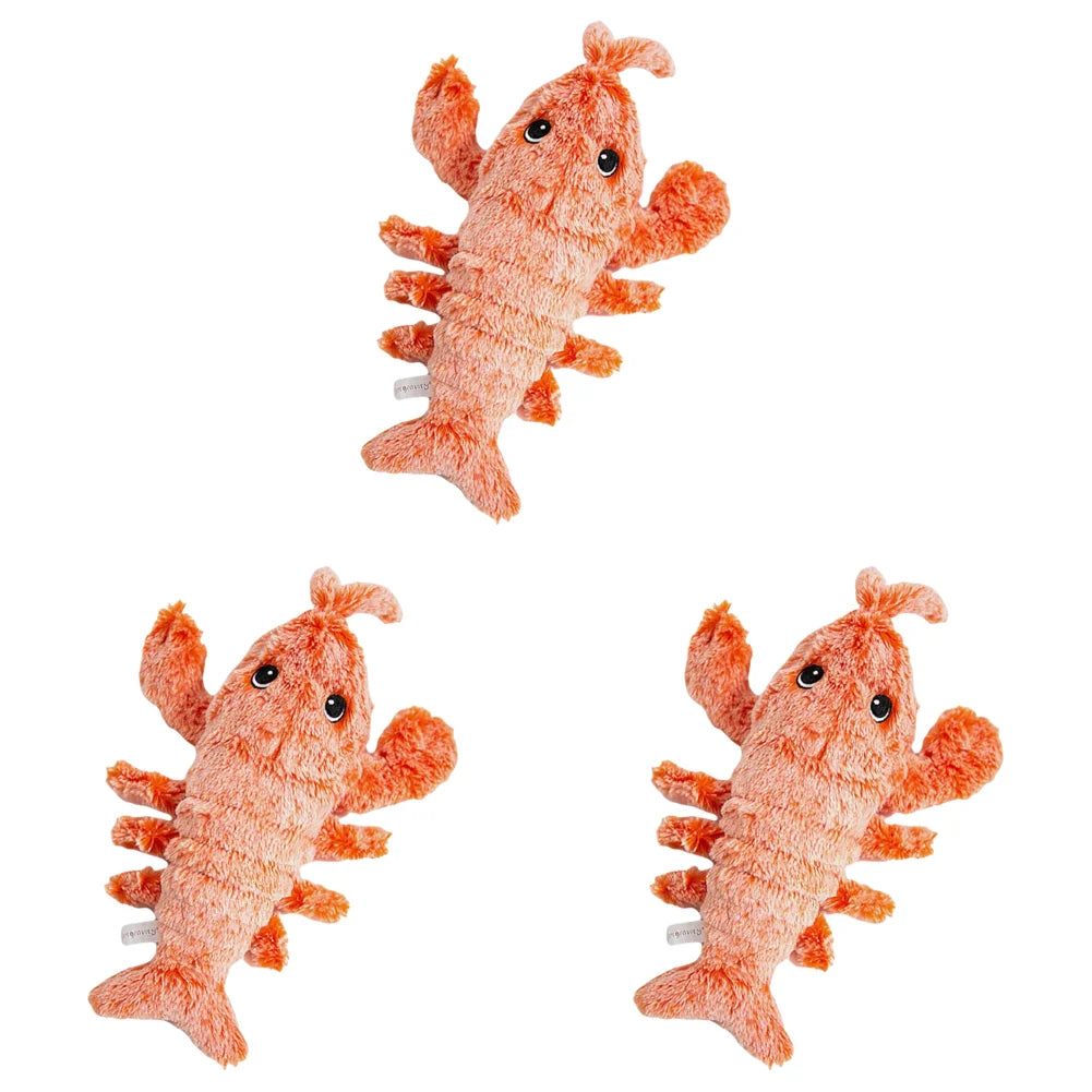 Moving Puppy Chew Toys Floppy Lobster Interactive Dog Toy Interactive Dog Toys To Keep Them Busy for Medium Dogs Teething