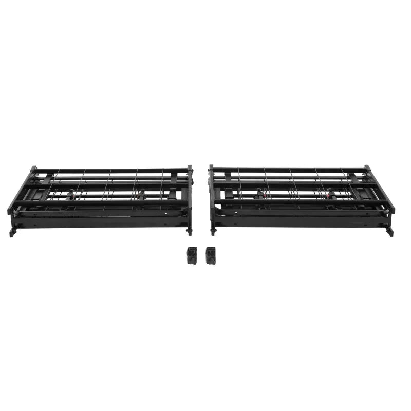 Mainstays 14" High Quad Fold Steel Platform Bed Frame, Full