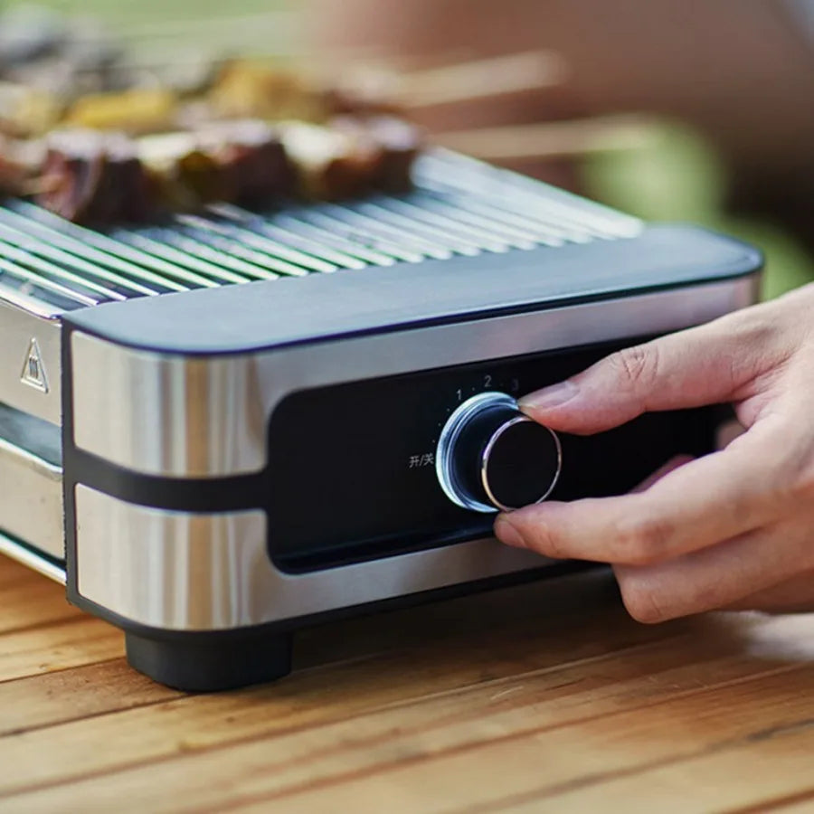 Amerzis Electric Grill Indoor Skewer 110 130V US Plug
