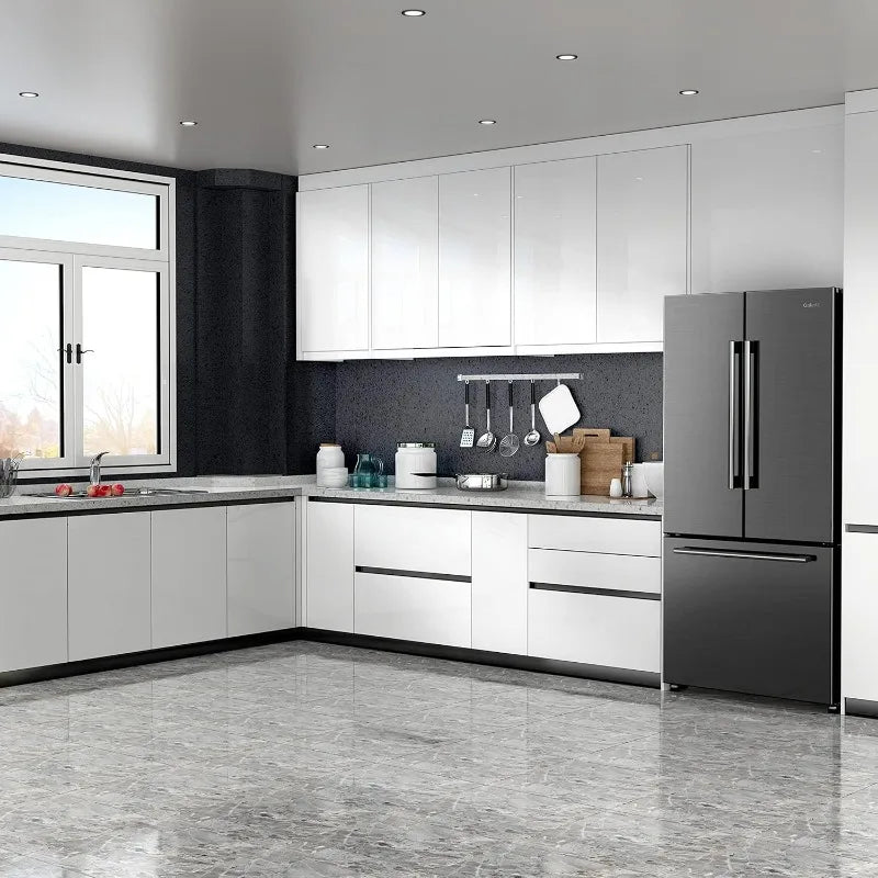 Galanz French Door Refrigerator With Ice Maker And Freezer