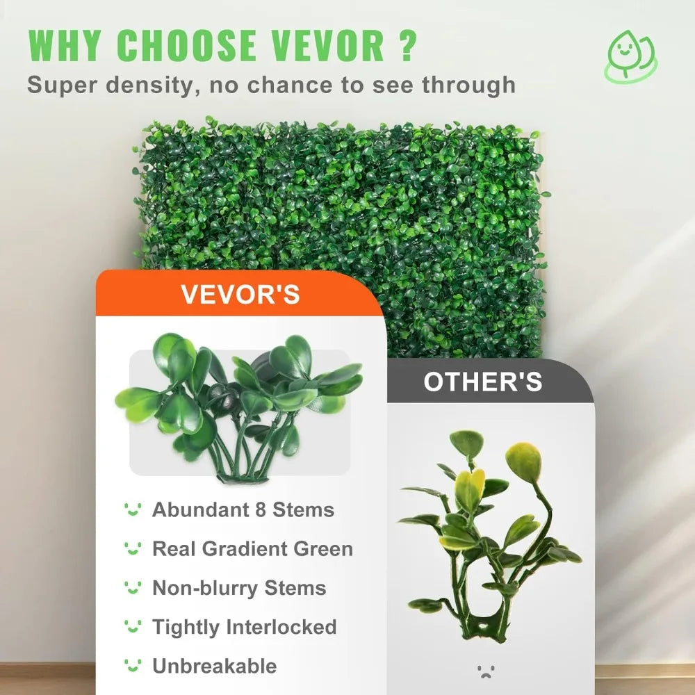 Artificial Boxwood Panels for Beautiful Privacy Hedge Wall Decor
