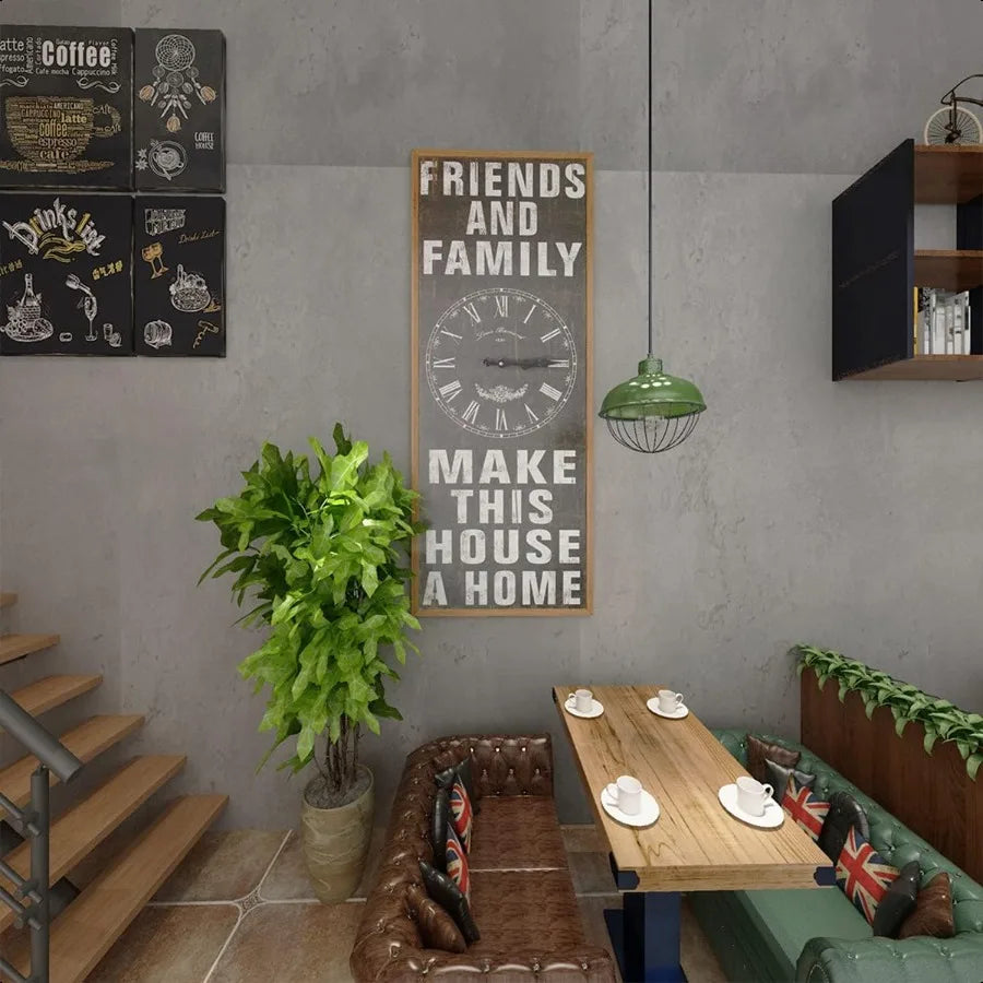 Gray Concrete Wallpaper 16x354 inch Matte Thick Dark Grey Cement Contact Paper Peel Stick Countertop Cover Removable Waterproof