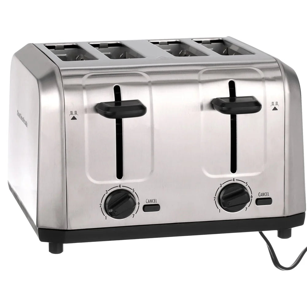 XMSJ Brushed Stainless Toaster With Extra Wide Slots