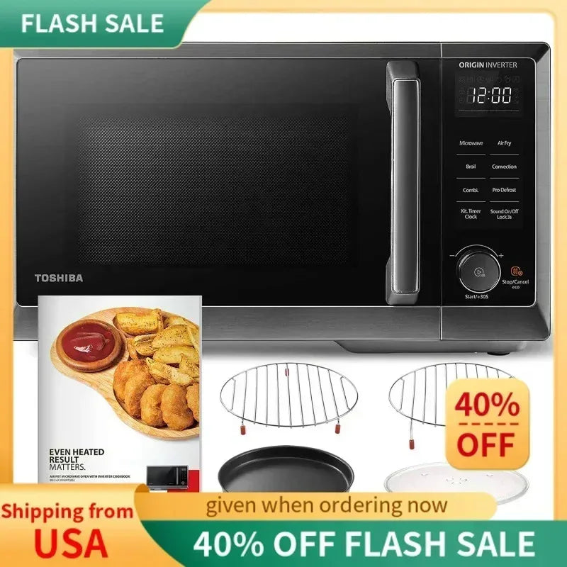 6 In 1 Inverter Microwave Oven Healthy Air Fryer Convection