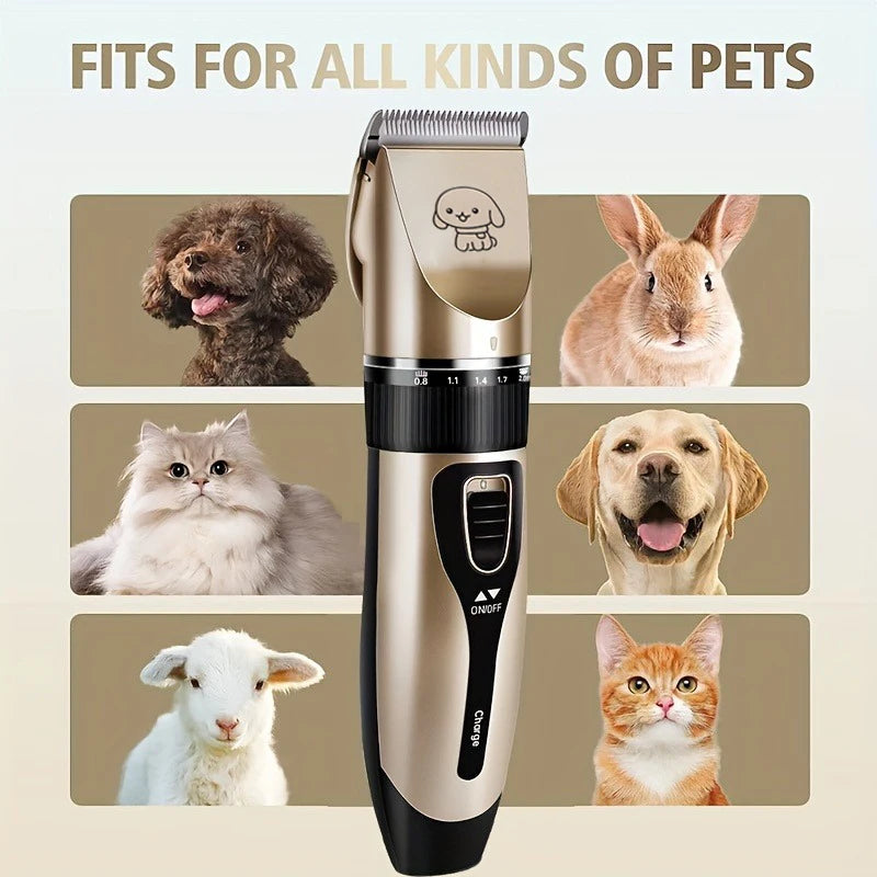 Shuyu Pet Hair Trimmer Kit Electric Grooming Clippers