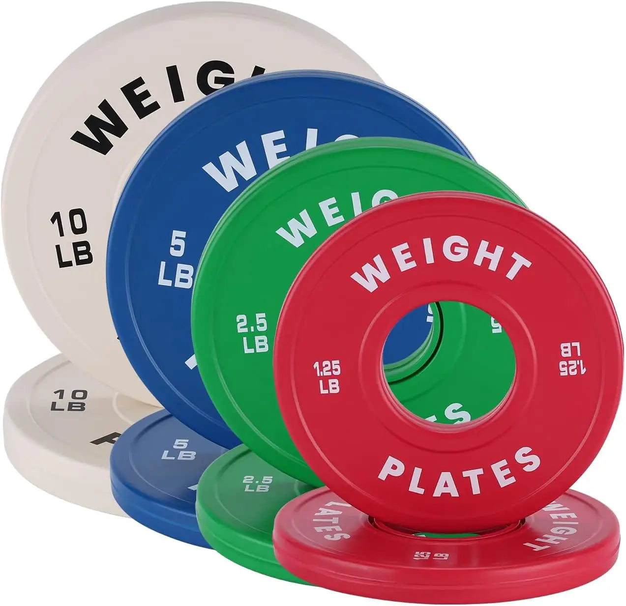 Twister CK Rubber Bumper Plates Set For Barbell Training
