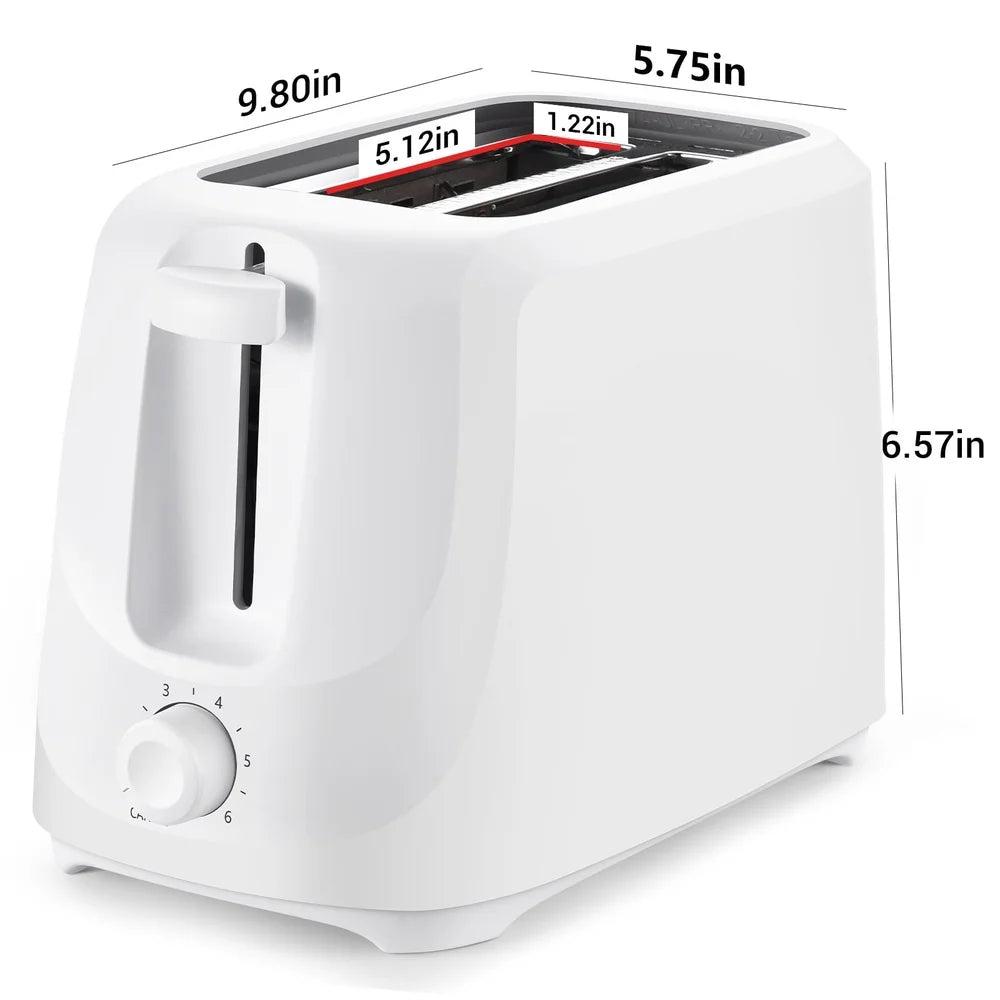XMSJ 2 Slice Toaster With Adjustable Shade And Crumb Tray
