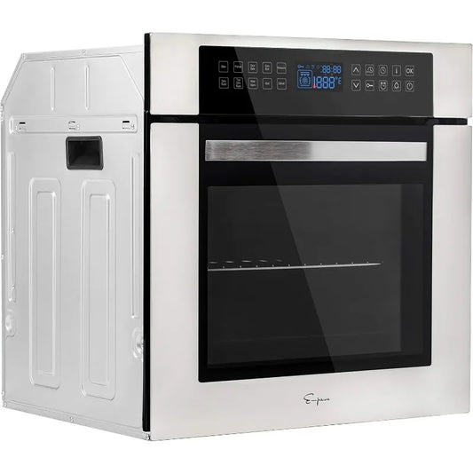 Empava 24 Inch Electric Wall Oven Deluxe With Rotisserie