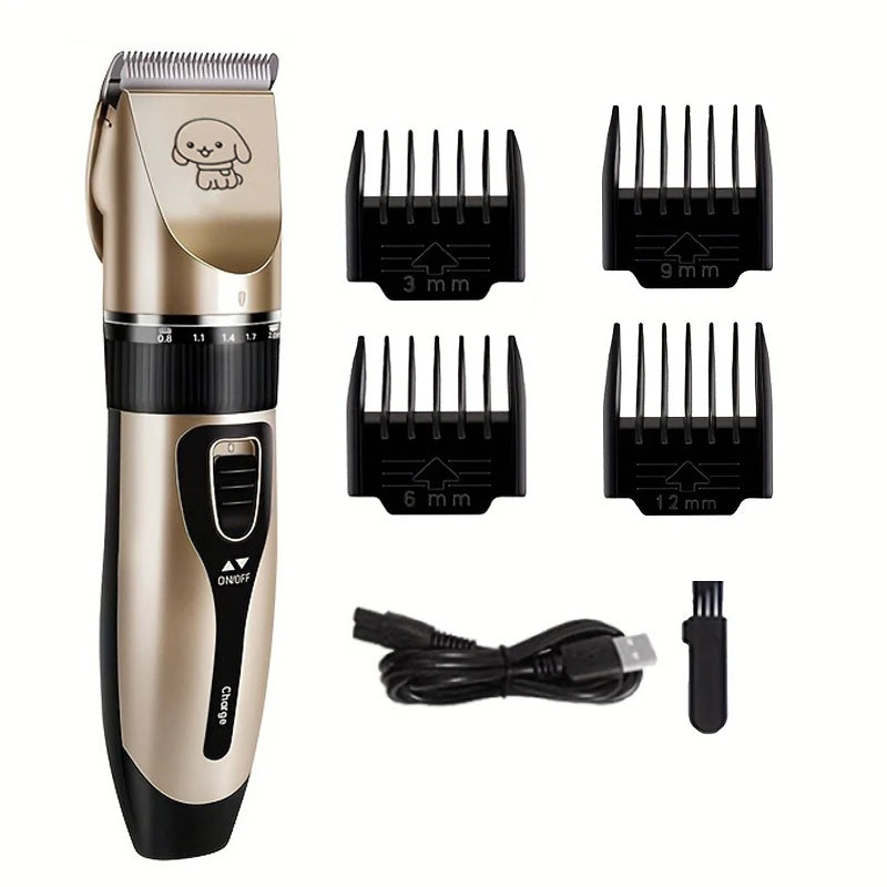 Shuyu Pet Hair Trimmer Kit Electric Grooming Clippers