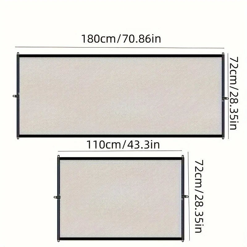 Pet isolation fence, balcony, cat isolation net fence, indoor barrier safety protection, no need to drill holes, fence with 6 ho