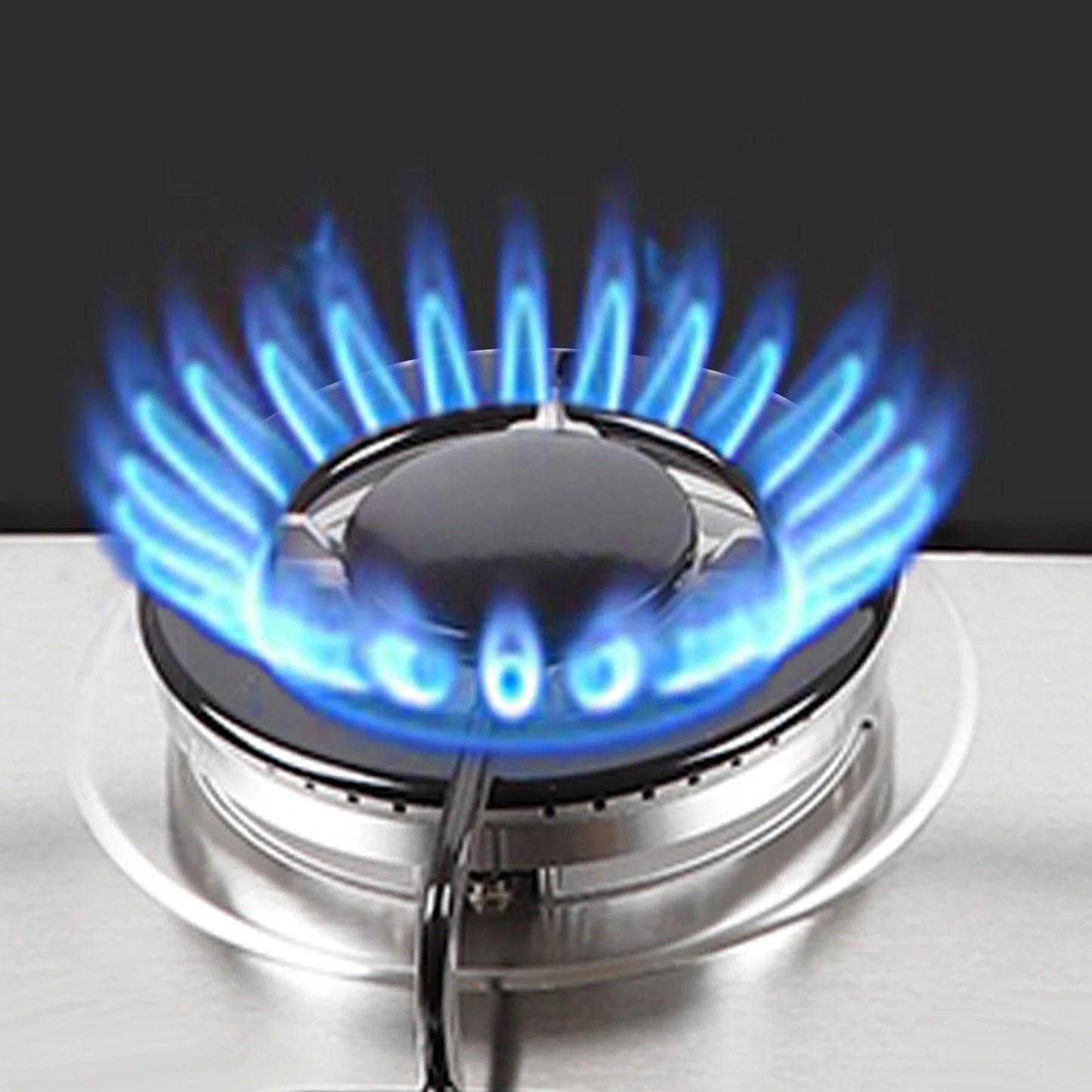 4-Burner NG Gas Stove Built-in Stainless Steel Gas Stove Durable Natural Gas Cooktop