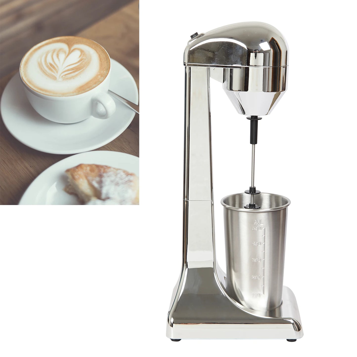 Single Head Milkshake Machine Silver Home Kitchen Appliance