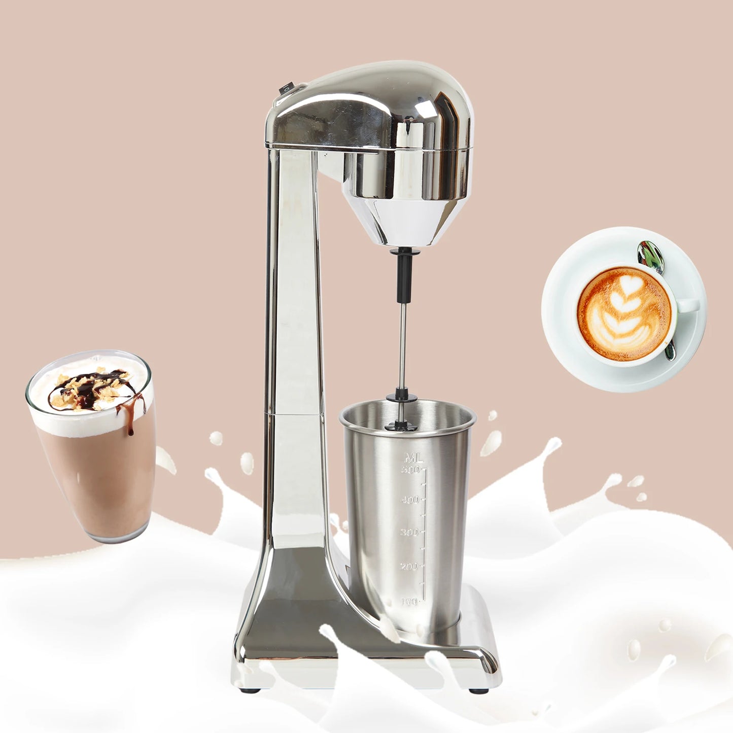 Single Head Milkshake Machine Silver Home Kitchen Appliance