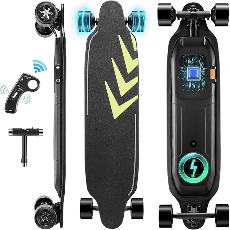Caroma Electric Skateboard 1200W Brushless Motor 28 MPH