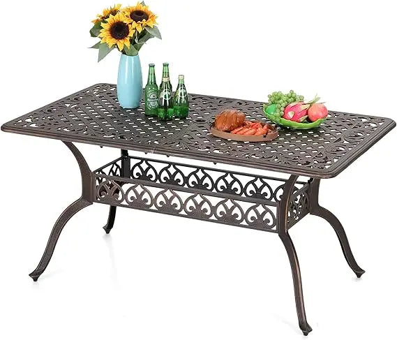 Sophia and William Outdoor Dining Table for Six People