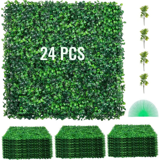 Artificial Boxwood Panels for Beautiful Privacy Hedge Wall Decor