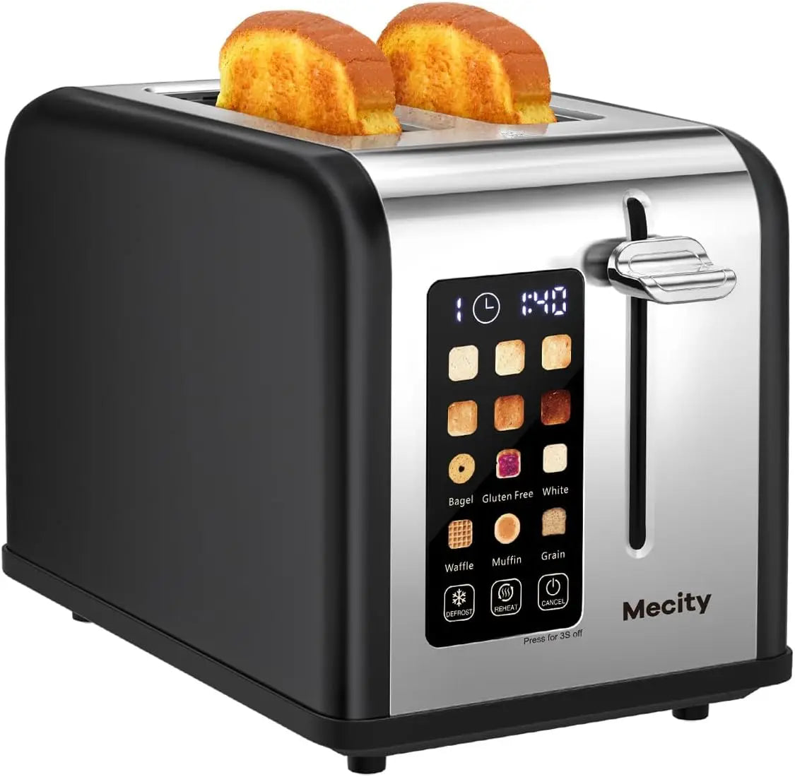 Iosn Touch Screen Stainless Steel Toaster For Bagels Bread