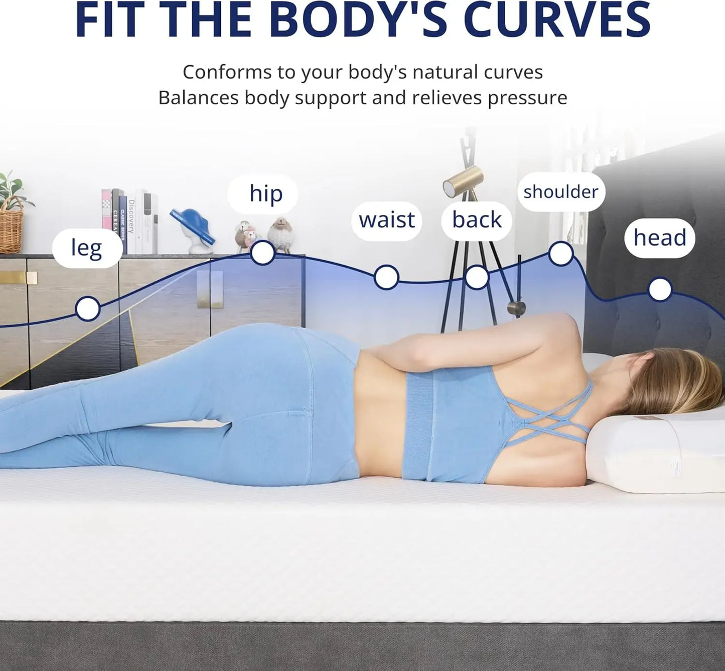 Sichuan Green Tea Memory Foam Mattress for Cool Sleep Relief