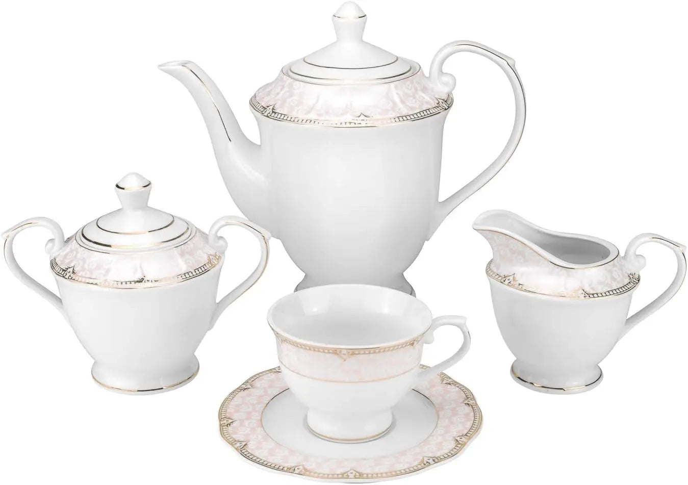57-pc Banquet Dinnerware Set, Luxury Tableware Dining Service for 8 Acetochlor  Acetazolamide