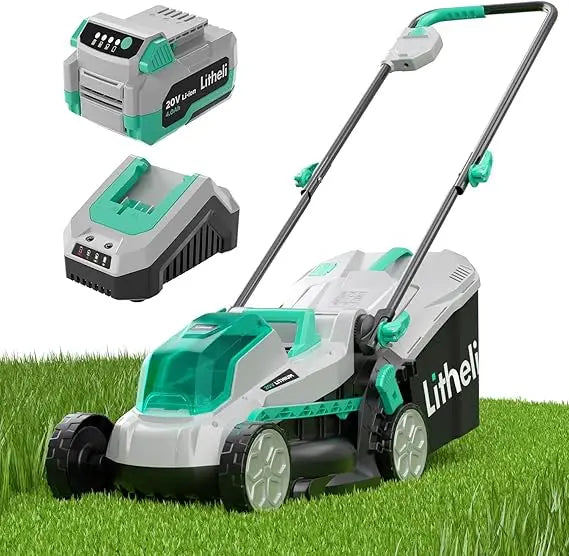 Litheli Cordless Lawn Mower Brushless Motor And Battery