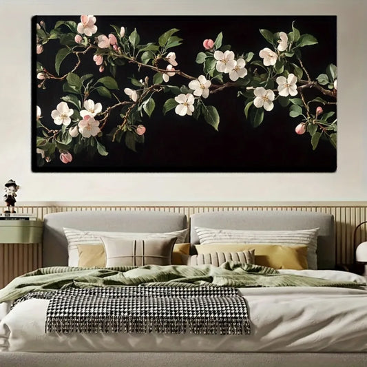 Natural Landscape Vintage Oil On Canvas Victorian Style