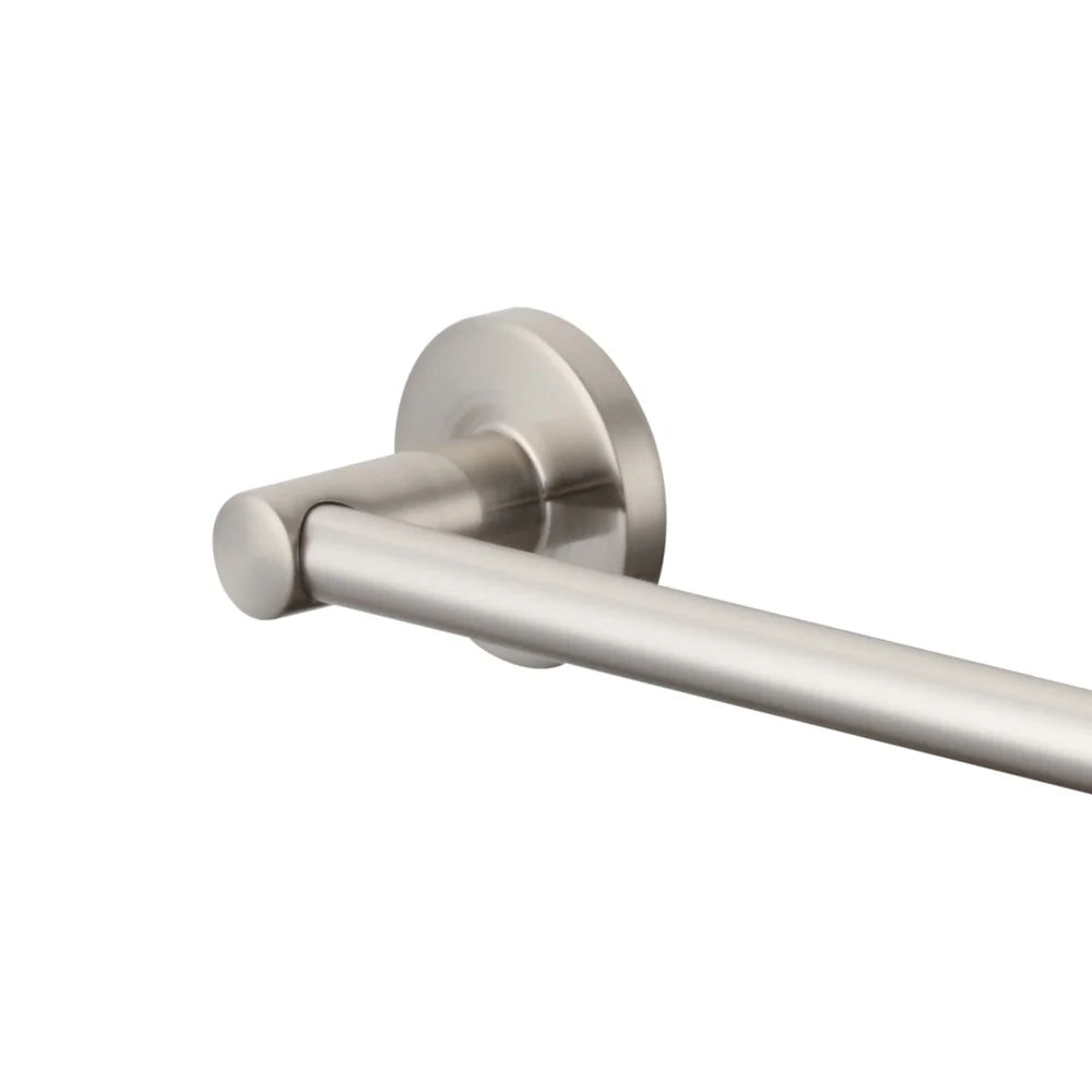 XMSJ Modern Round 3 Piece Bath Accessory Kit Satin Nickel