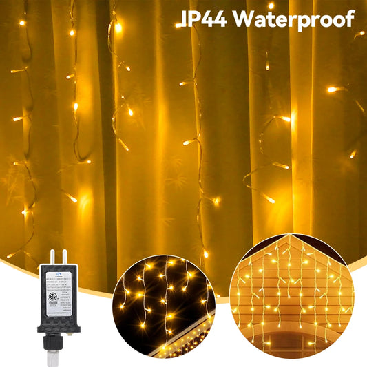 String Light 66FT640Led String Light Warm Light Cold Light Decoration For Christmas Festival