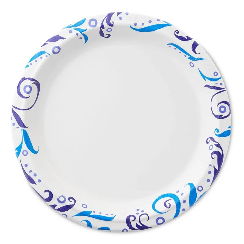 Everyday Disposable Plates for Parties 8 Point 5 Inch