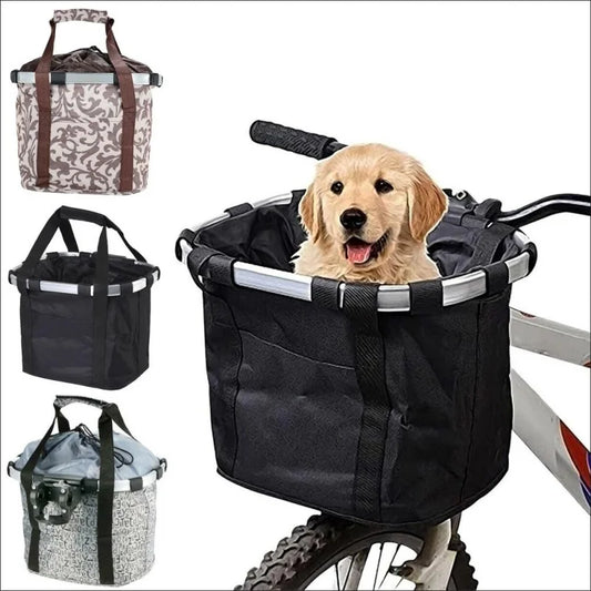 Choice Bicycle Front Basket Pet Dog Carry Pouch 2in1