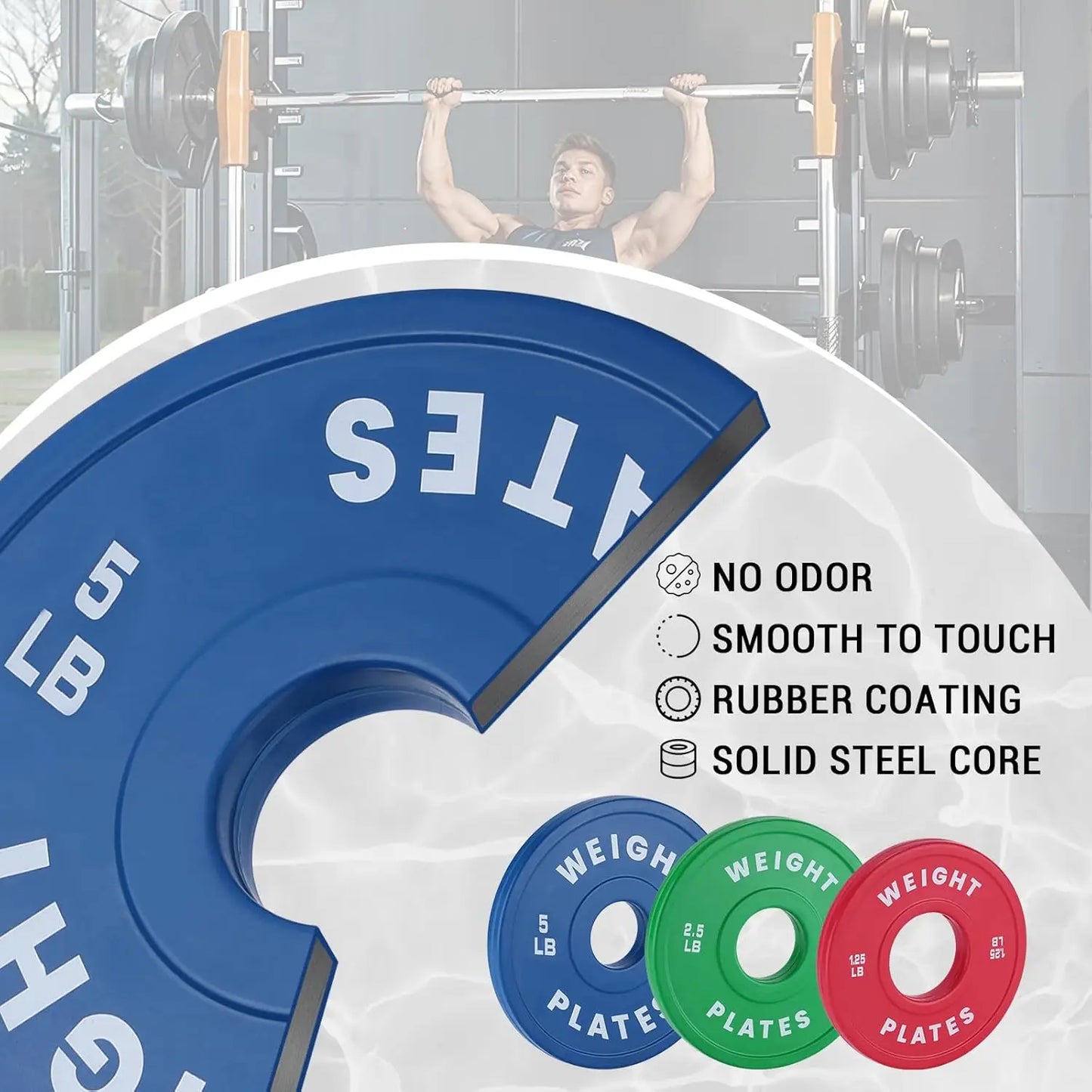 Hign Concerned Chemical Rubber Bumper Plates For Home Gym