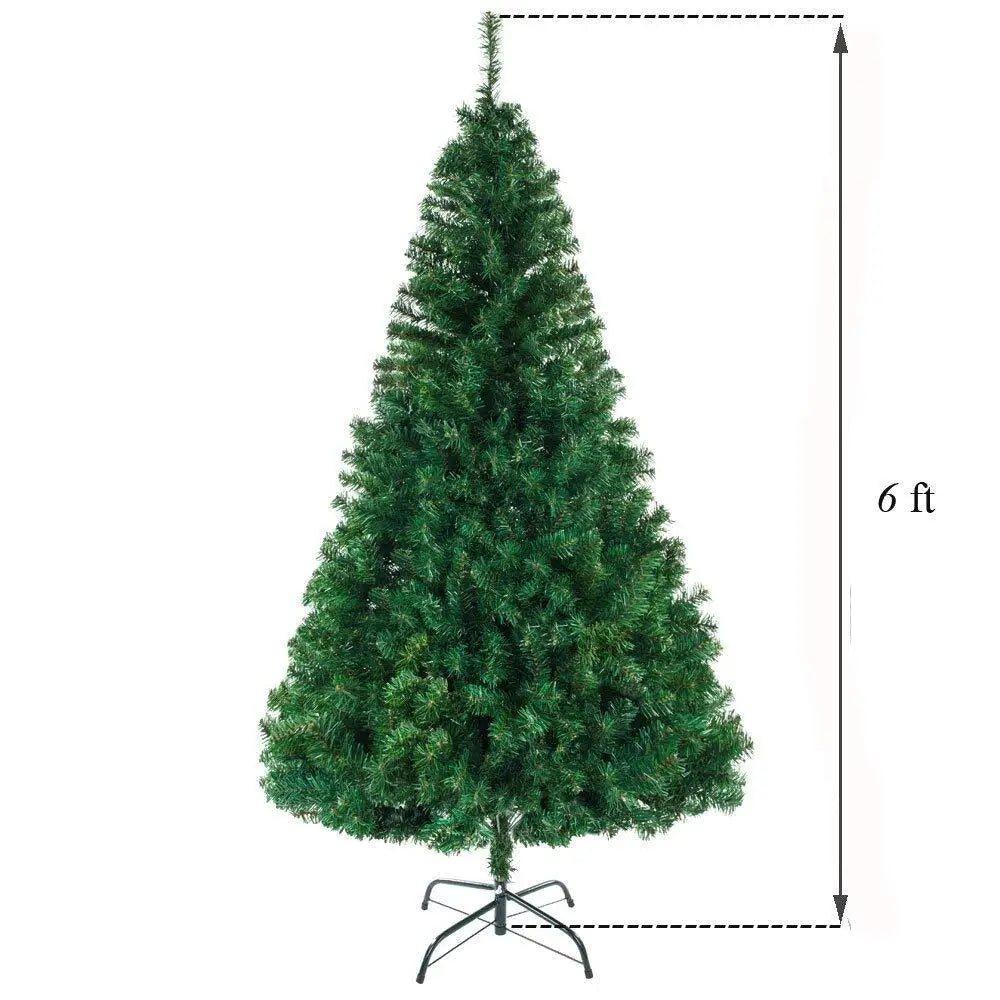 6ft 1050 Branch Premium Artificial Christmas Tree - Holiday Decor for Home & Office