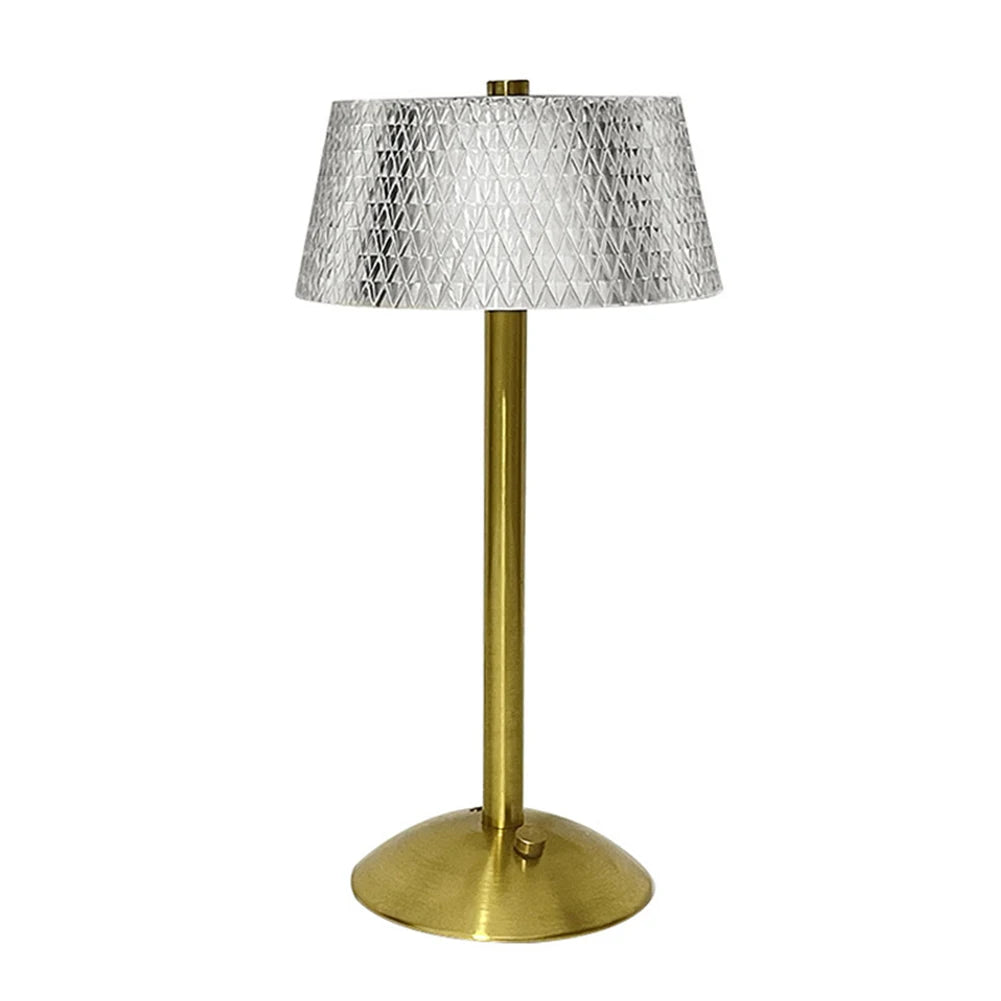 3 Colors LED Crystal Table Lamp Dimmable Bedside Night Light Rechargeable Romantic Wireless Creative for Bedroom Living Room
