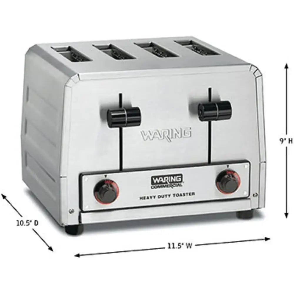 XMSJ Heavy Duty 4 Slice Pop Up Toaster Browning Controls