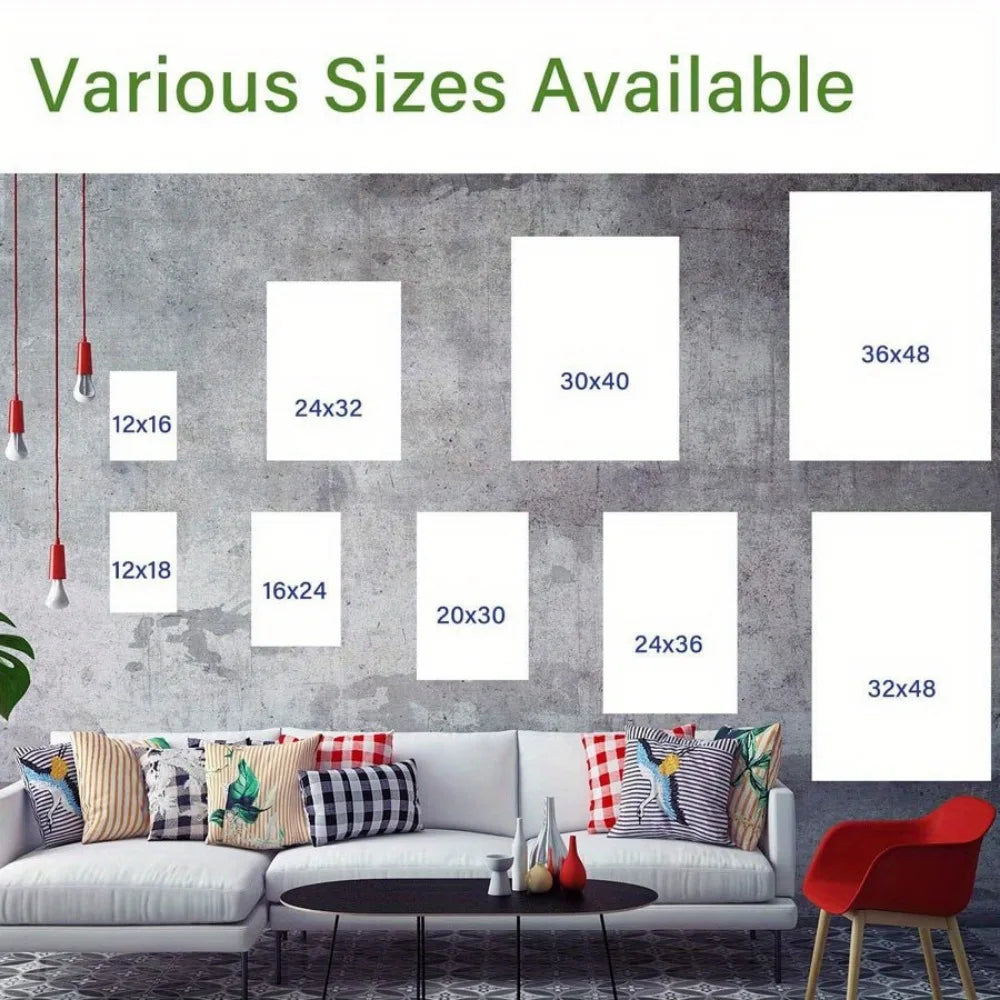 Art Deco Mural Wall Art For Farmhouse Home Decor Accent