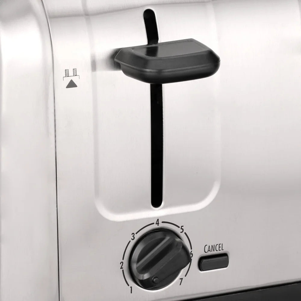 XMSJ Brushed Stainless Toaster With Extra Wide Slots